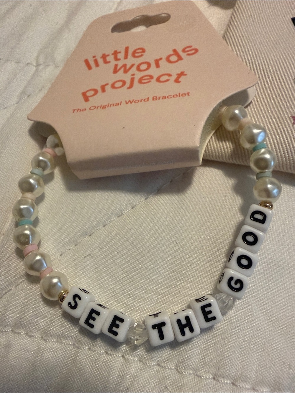 Little Words Project S/M bracelet … See The Good - Picture 2 of 5